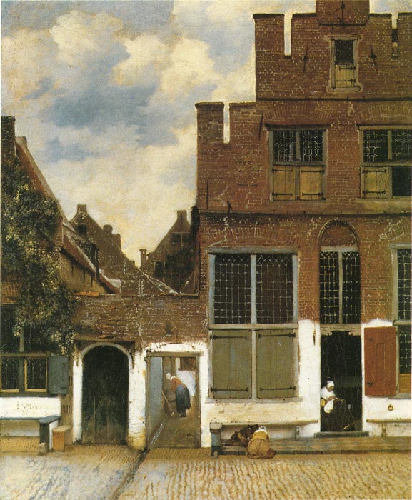 Vermeer Oil Painting Reproductions - Street in Delft