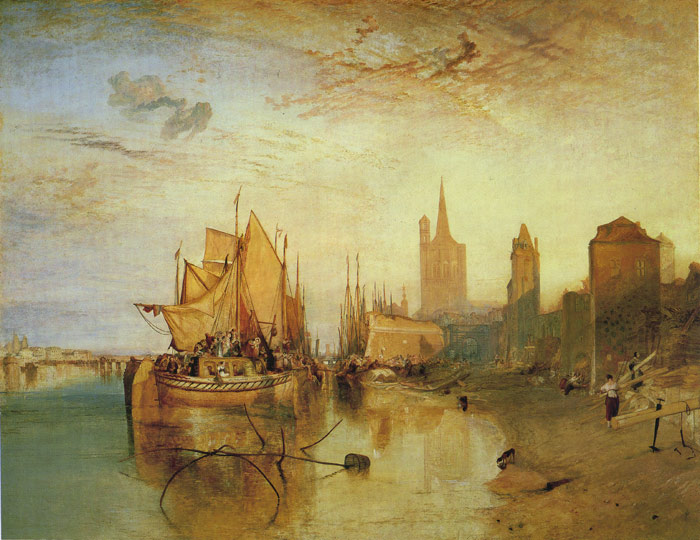 Oil Painting Reproduction of Turner- The Harbor of Dieppe