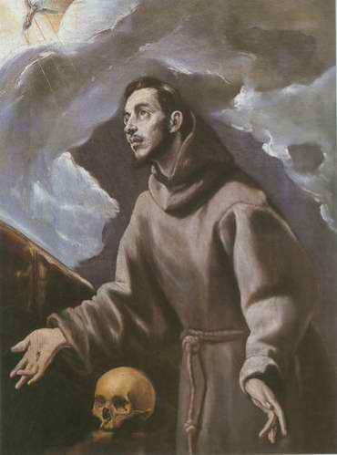 St. Francis Receiving the Stigmata painting, a El Greco paintings reproduction, we never sell St.