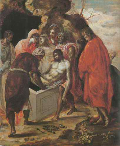 Funeral of Christ painting, a El Greco paintings reproduction, we never sell Funeral of Christ