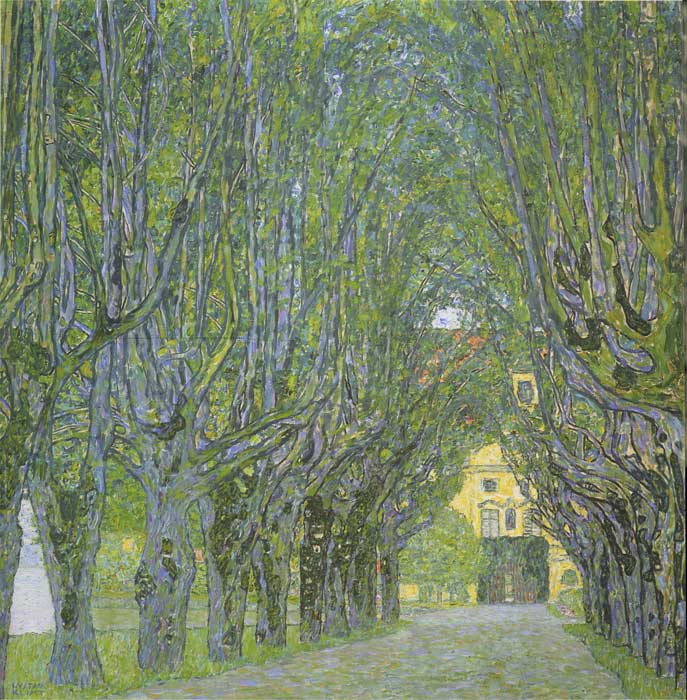 Klimt Oil Painting Reproductions - Avenue in the Park