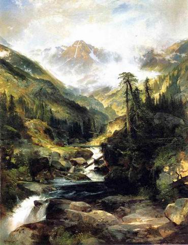 Mountain of the Holy Cross painting, a Thomas Moran paintings reproduction, we never sell Mountain