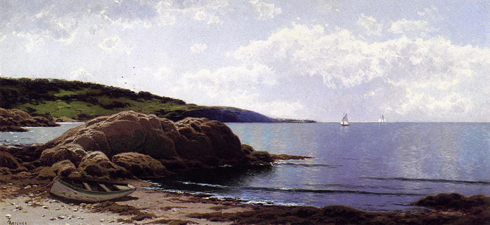 Oil Painting Reproduction of Bricher- Bailys Island, Maine