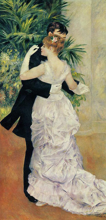 Oil Painting Reproduction of Renoir- Dance in the City