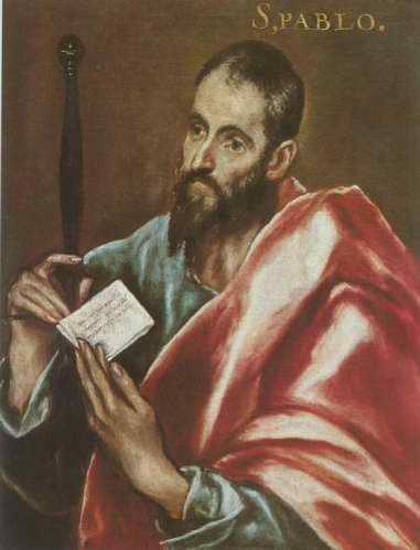 St. Pablo painting, a El Greco paintings reproduction, we never sell St. Pablo poster