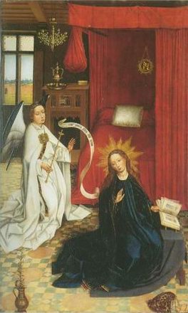 Then Annunciation painting, a Roger Van Der Weyden paintings reproduction, we never sell Then