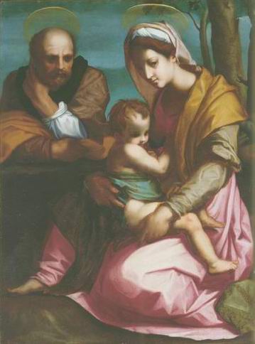 The Barberini Holy Family painting, a Florentine School paintings reproduction, we never sell The