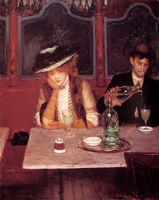 Oil Painting Reproduction of Beraud - The Drinkers