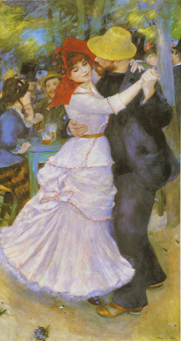 Oil Painting Reproduction of Renoir- Dance at Bougival