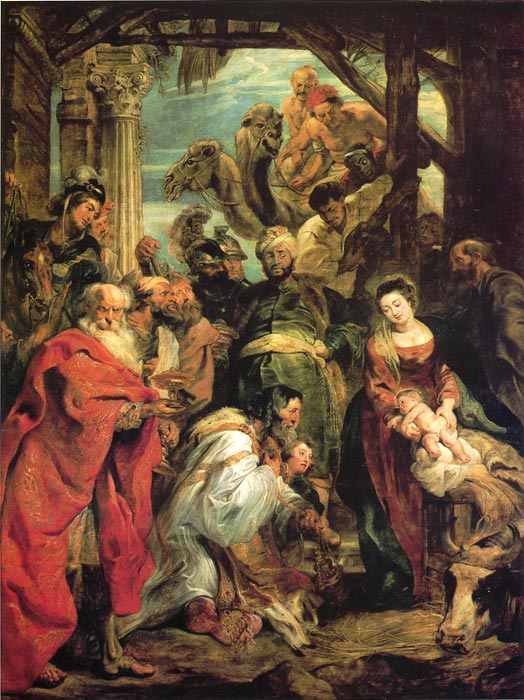 Oil Painting Reproduction of Rubens- Adoration of the Mages