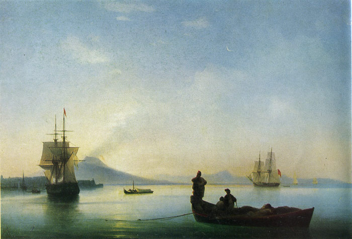 Aivazovsky Oil Painting Reproductions - The Bay of Naples