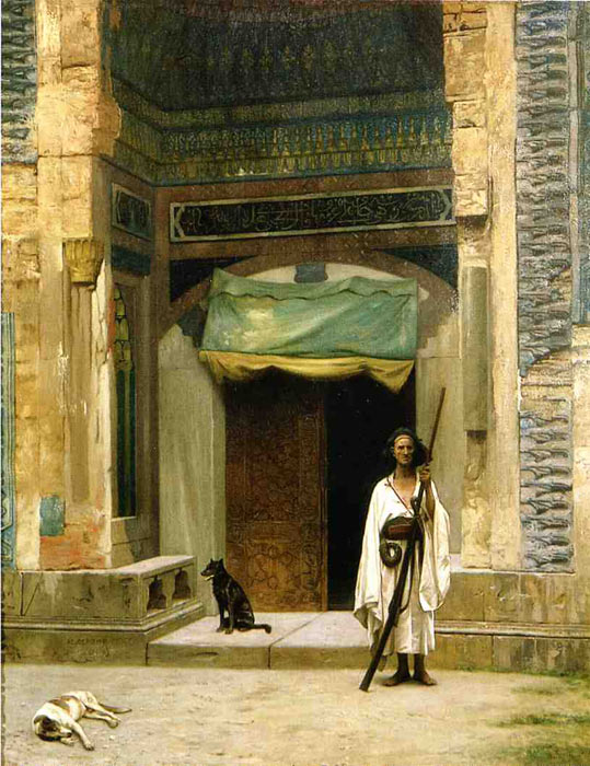 Oil Painting Reproduction of Gerome- Door of the Green Mosque