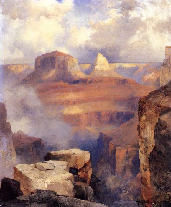 Oil Painting Reproduction of Moran- Grand Canyon