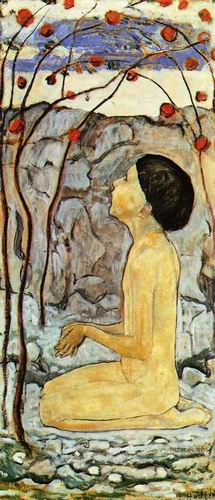 Adoration painting, a Ferdinand Hodler paintings reproduction