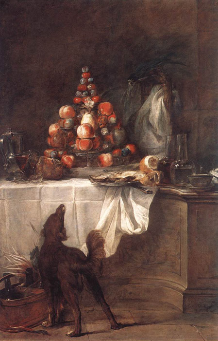 Chardin Oil Painting Reproductions- The Buffet