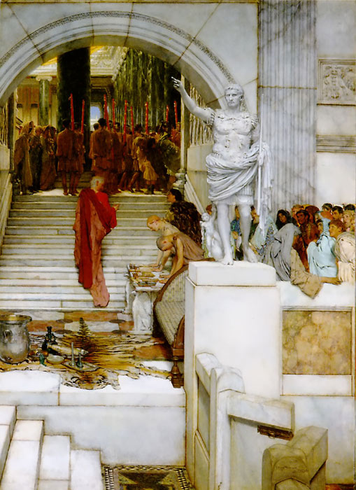 Oil Painting Reproduction of Alma-Tadema - After the Audience