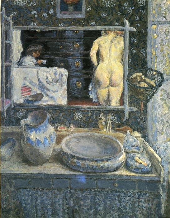 Oil Painting Reproduction of Bonnard- In the Mirror