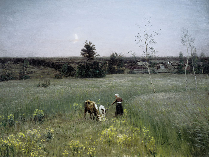 Oil Painting Reproduction of Dubovskoy - Dawn