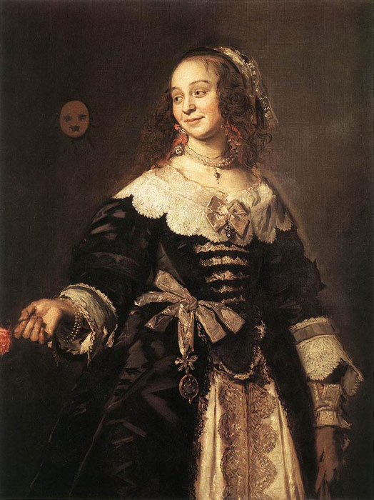 Oil Painting Reproduction of Frans Hals - Isabella Coymans