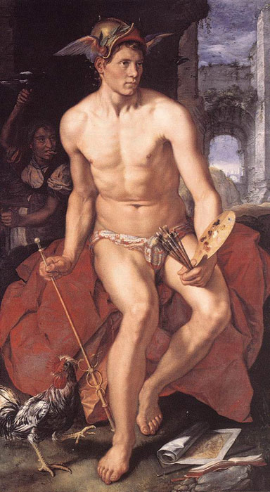 Oil Painting Reproduction of Goltzius- Mercury