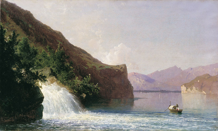 Oil Painting Reproduction of Meshersky - Waterfall