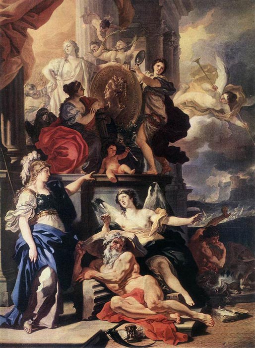 Oil Painting Reproduction of Solimena- Allegory of Reign