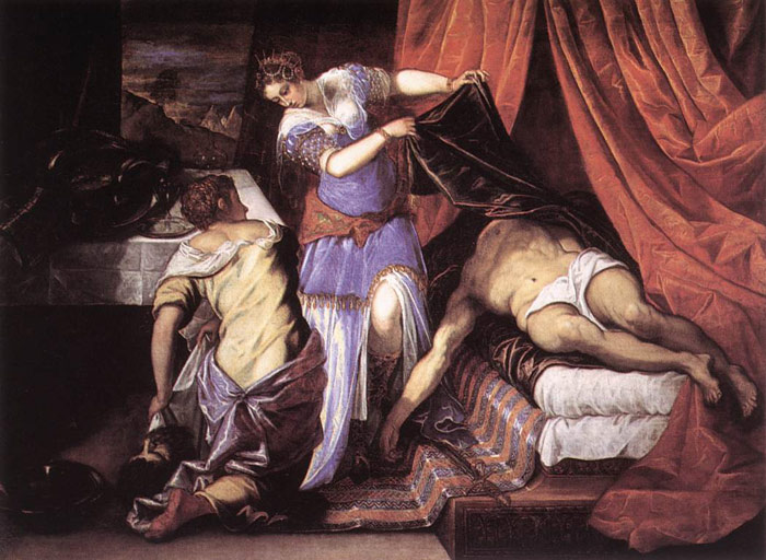 Tintoretto Oil Painting Reproductions - Judith and Holofernes