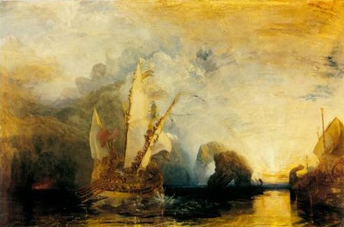 Ulysses Deriding Polyphemus painting, a Joseph Mallord William Turner paintings reproduction, we