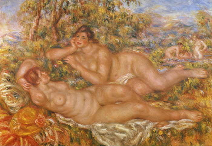 Oil Painting Reproduction of Renoir- The Nymphs