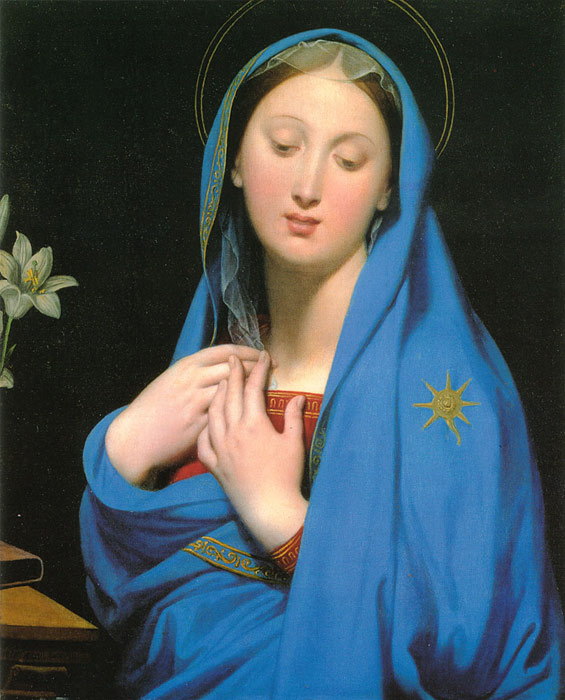 Oil Painting Reproduction of Ingres- Virgin of the Adoption