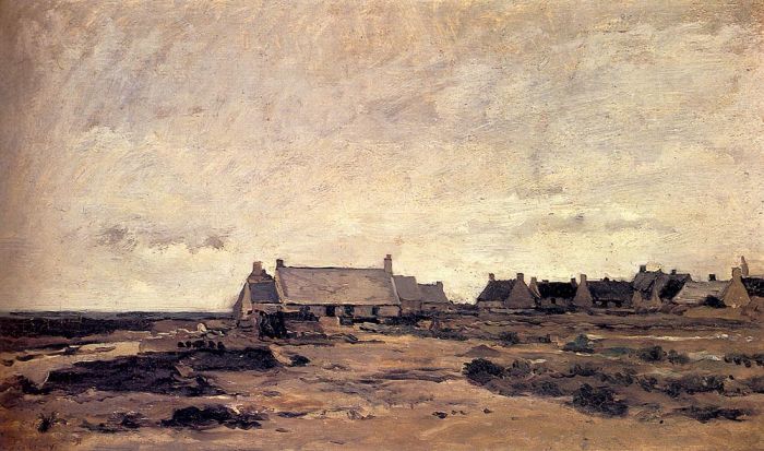 Daubigny Reproductions - Le Village de Kerity en Bretagne