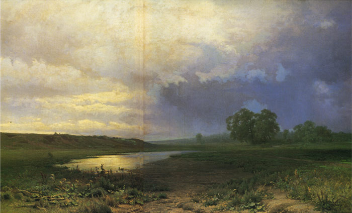 Oil Painting Reproduction of Vasilyev- Wet Meadow,