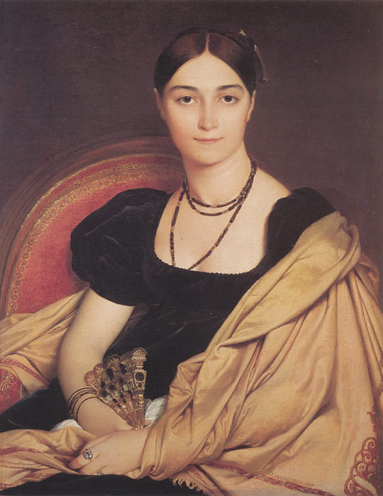 Ingres Oil Painting Reproductions- Madame Duvaucey