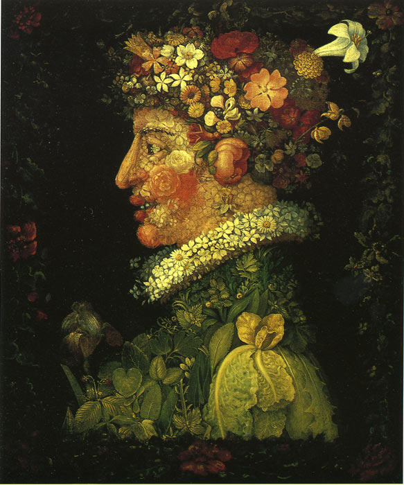 Oil Painting Reproduction of Arcimboldo - Spring