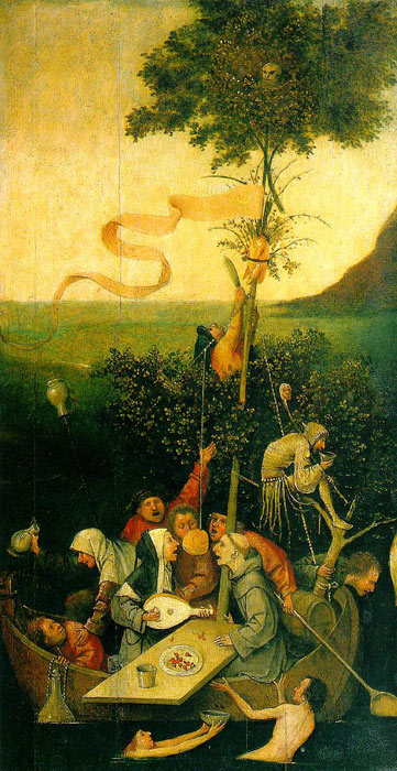 Oil Painting Reproduction of Bosch- The Ship of Fools