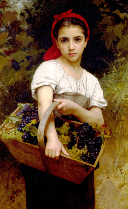 Bouguereau Oil Painting Reproductions- The Grape Picker