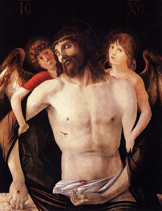 Art reproduction of Bellini - The Dead Christ Supported by Two Angels