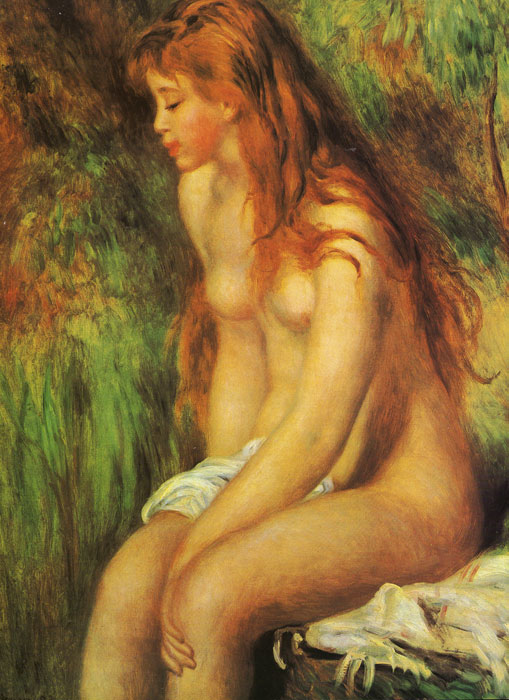 Renoir Oil Painting Reproductions- Seated Bather