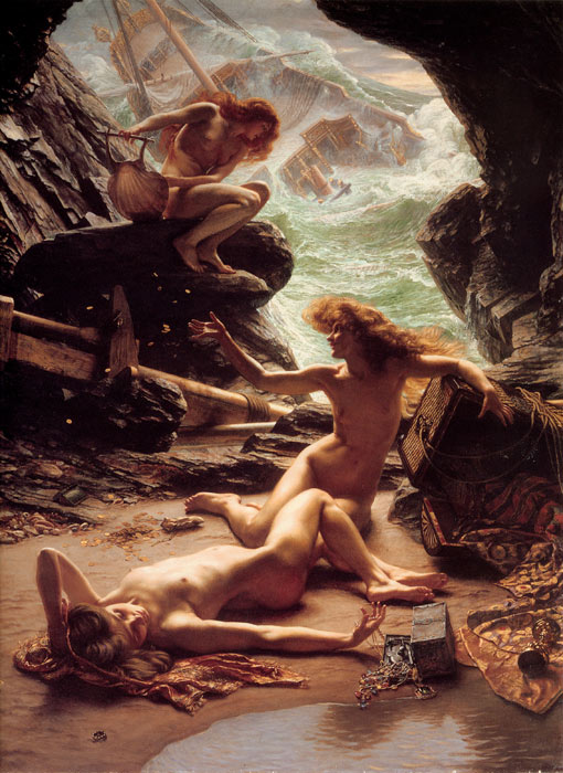 Oil Painting Reproduction of Poynter- The Cave of the Storm Nymphs