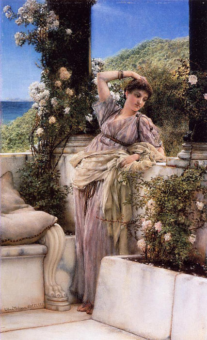 Alma-Tadema Oil Painting Reproductions - Thou Rose of all the Roses