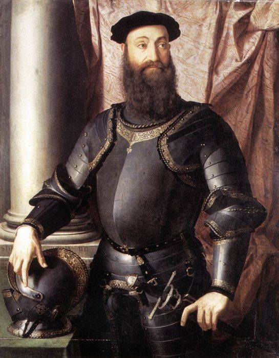 Bronzino Reproductions- Portrait of Stefano IV Colonna