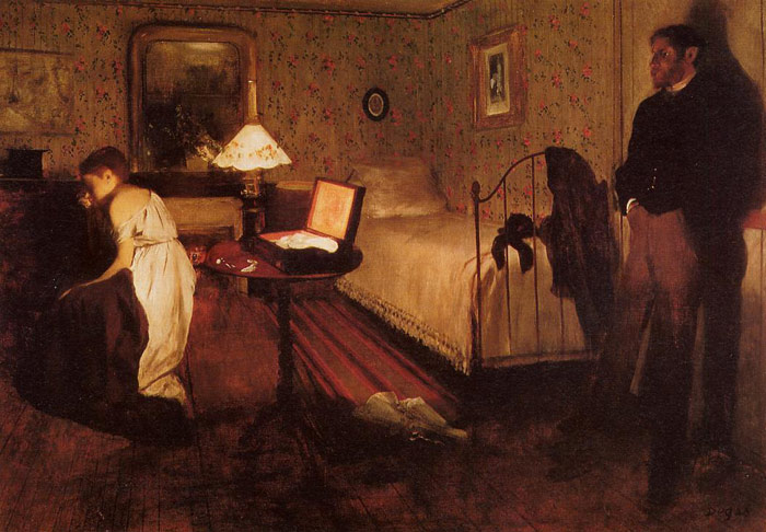 Degas Oil Painting Reproductions- Interior
