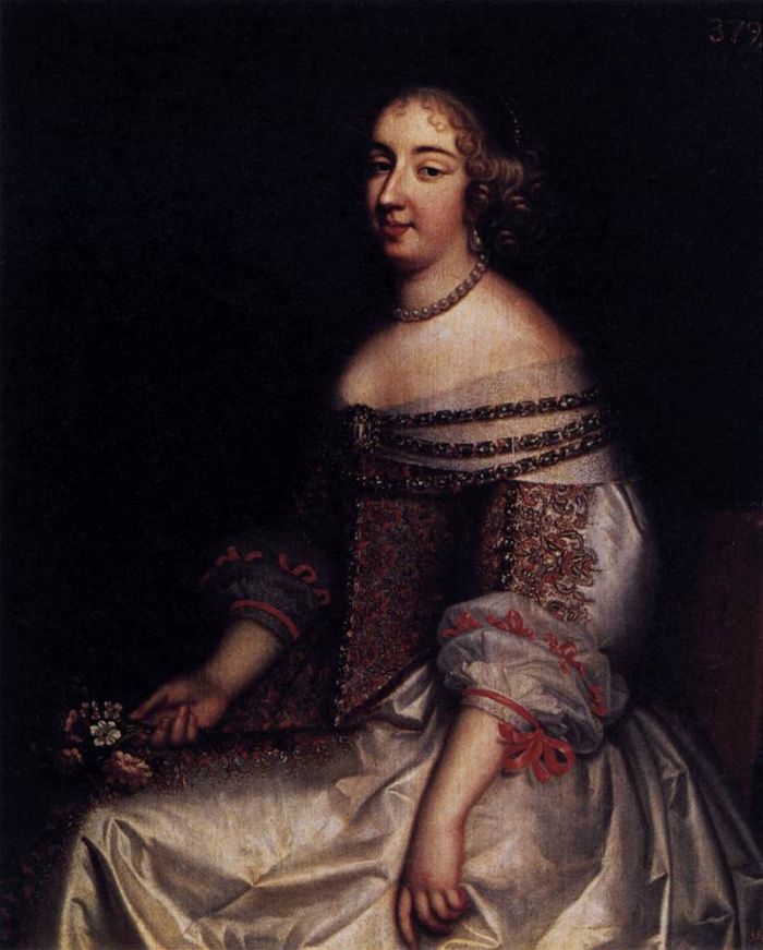 Le Brun Reproductions- Portrait of Mademoiselle de Montpensier