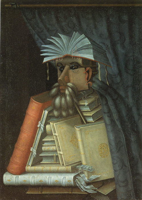 Oil Painting Reproduction of Arcimboldo - The Librarian