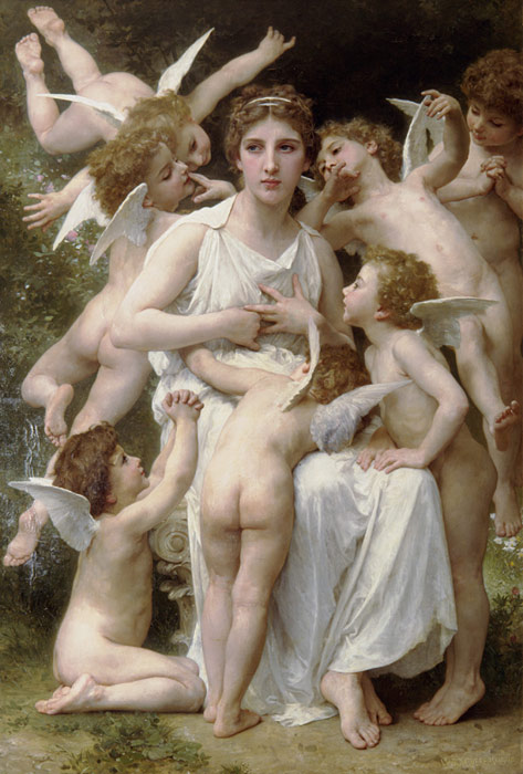 Oil Painting Reproduction of Bouguereau - The Assault