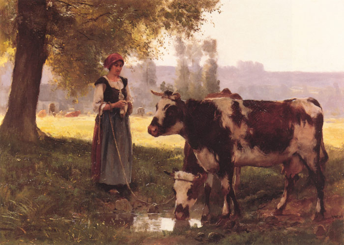 Oil Painting Reproduction of Dupre- La Vach?re