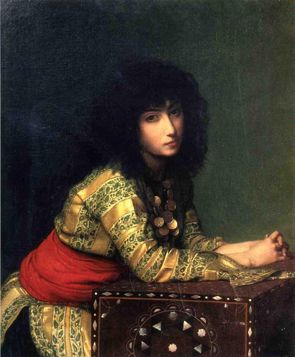 Oil Painting Reproduction of Gerome- Egyptian Girl