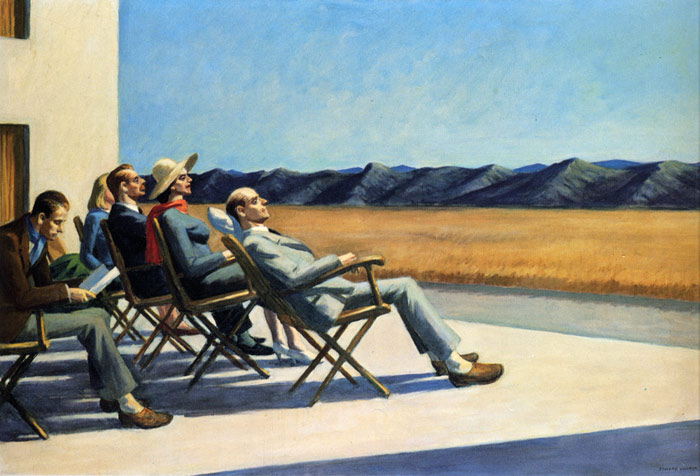 Oil Painting Reproduction of Hopper- People In The Sun