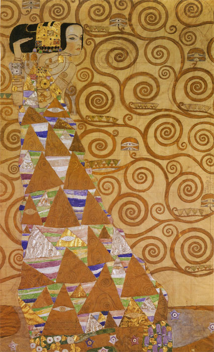 Oil Painting Reproduction of Klimt- Expectation