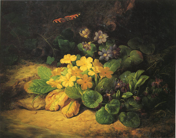 Oil Painting Reproduction of Lauer- Kleines Blumenstuck
